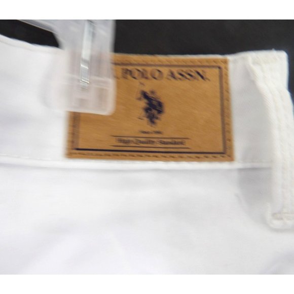 Men's White US Polo Shorts size 21 NWT - Picture 6 of 6